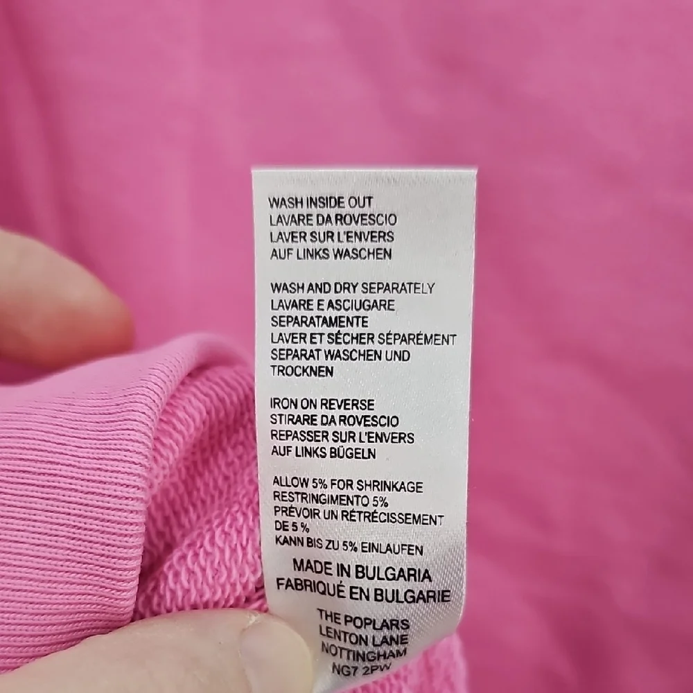 NWT Paul Smith Crewneck Sweater Size XL Pink